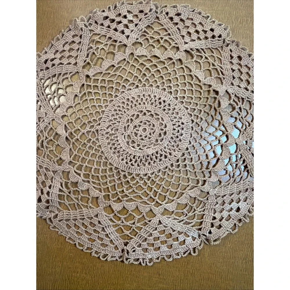 Vtg Hand Crocheted Large 16